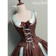 Alice Girl Bear Chocolate Short and Long Skirt and JSK(2nd Pre-Order/2 Colours/Full Payment Without Shipping)